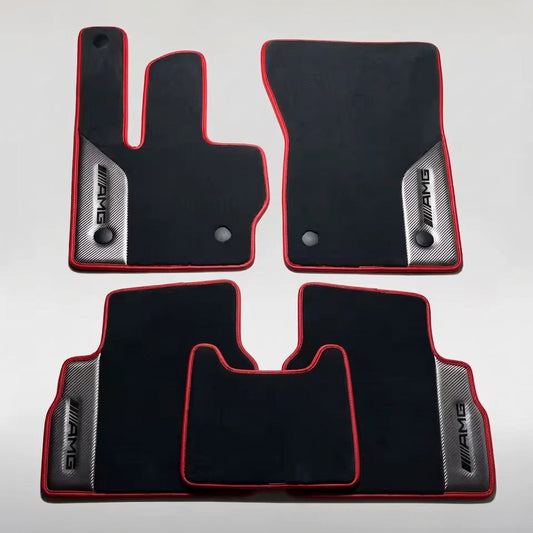 Tailored Interior Architecture: Custom Leather Floor Mats for the Mercedes-Benz G-Class Platform