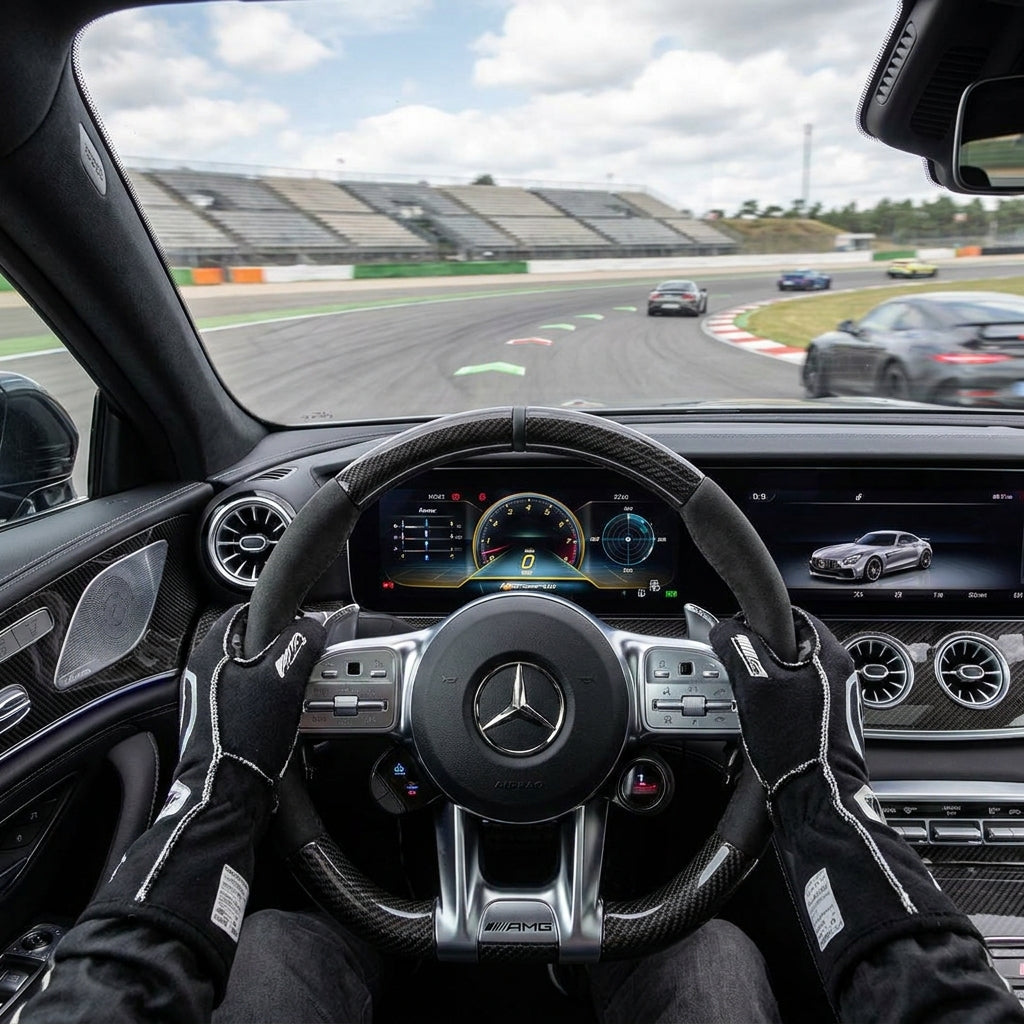 Unlocking AMG GT Power & Control: Stage 1 ECU Tuning & Custom Carbon Steering Wheels