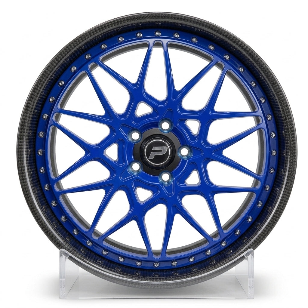 Blue Players Club Carbon Fiber Rims