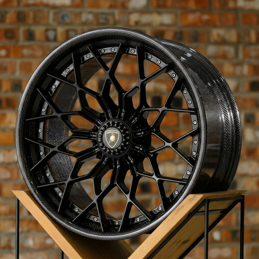 Carbon Fiber Wheels for Lamborghini Revuelto Temerario Aventador Huracan Gallardo Murcielago Urus
