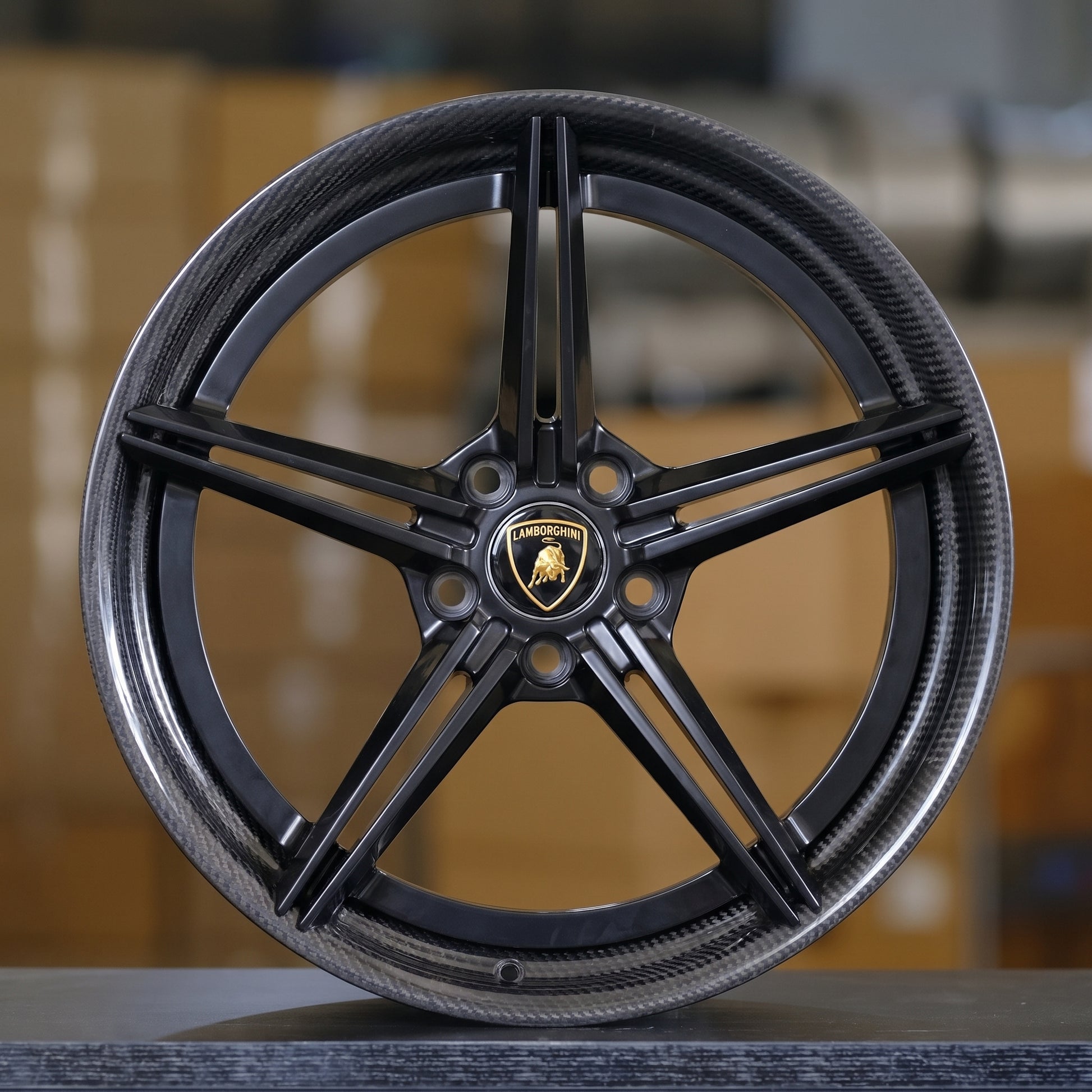 Carbon Fiber Wheels for Lamborghini Revuelto Temerario Aventador Huracan Gallardo Murcielago Urus