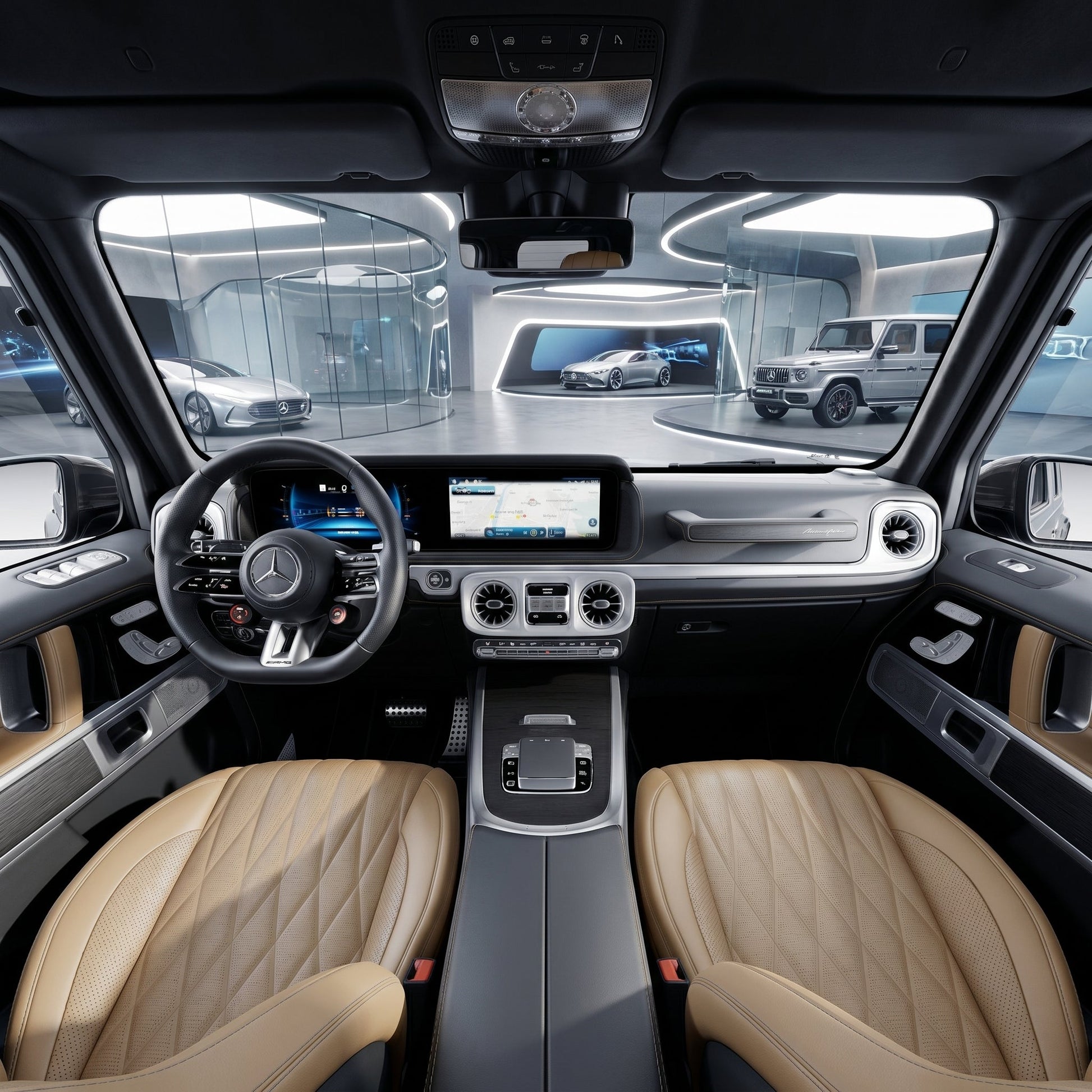 2026 MANUFAKTUR Catalina Beige Interior Mercedes-Benz G63 AMG