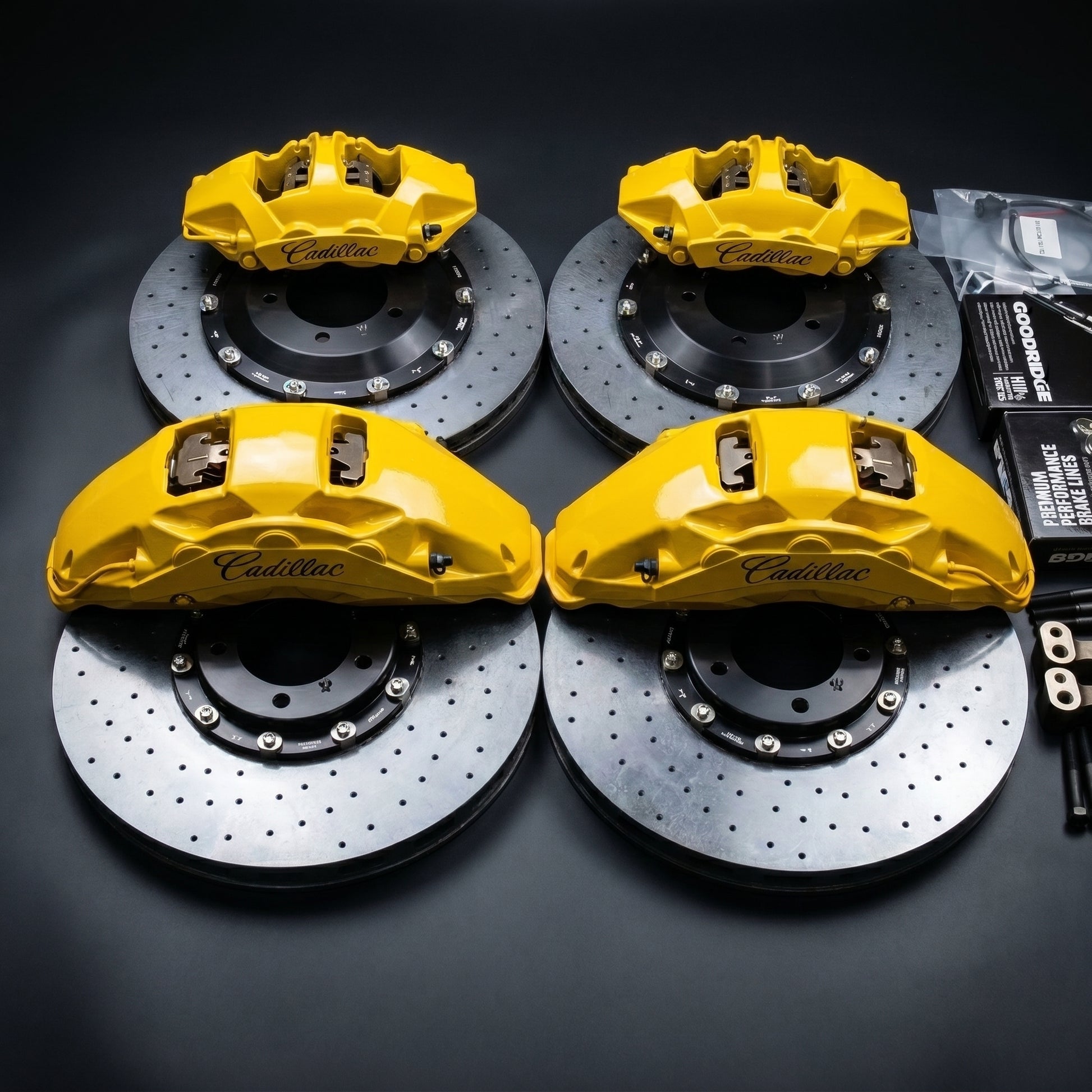 Carbon Ceramic Rotors Pads Calipers for CT5-V CT4-V CT6-V Blackwing CTS-V Escalade IQ Vistiq Lyriq Optiq