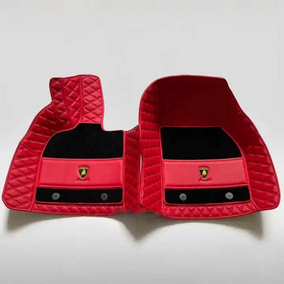 Lamborghini Aventador Custom Quilted Floor Mats LP700 LP750 SV LP740 S LP770 SVJ Ultimae Set