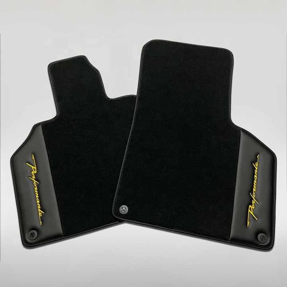 Lamborghini Gallardo Custom Leather Floor Mats LP560 LP570 Superleggera Spyder Set