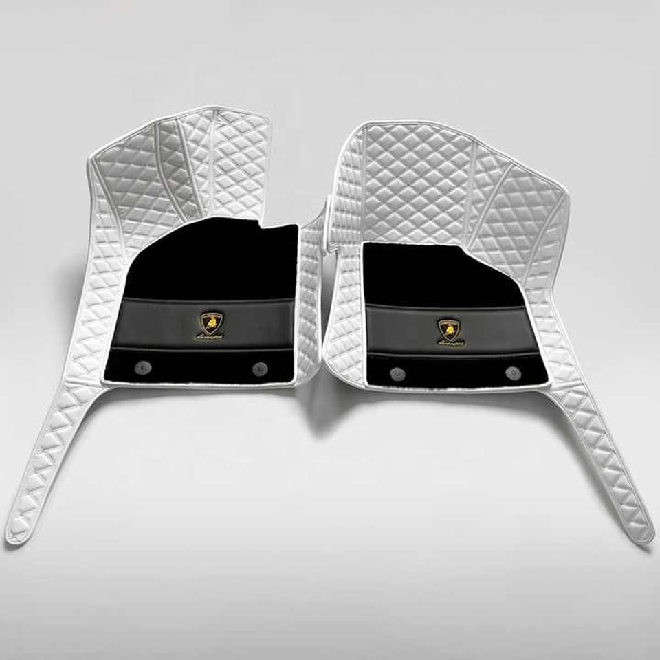 Lamborghini Gallardo Custom Quilted Floor Mats LP560 LP570 Superleggera Spyder Set