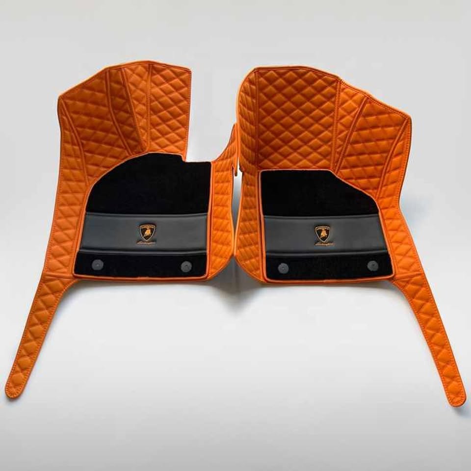 Lamborghini Gallardo Custom Quilted Floor Mats LP560 LP570 Superleggera Spyder Set