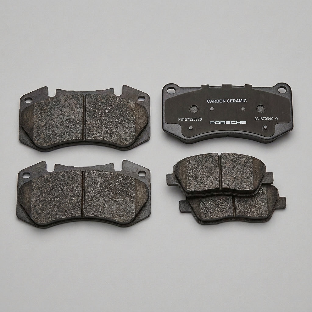 Low-Dust Porsche Carbon Ceramic Brake Pads | No Noise Set ($600)