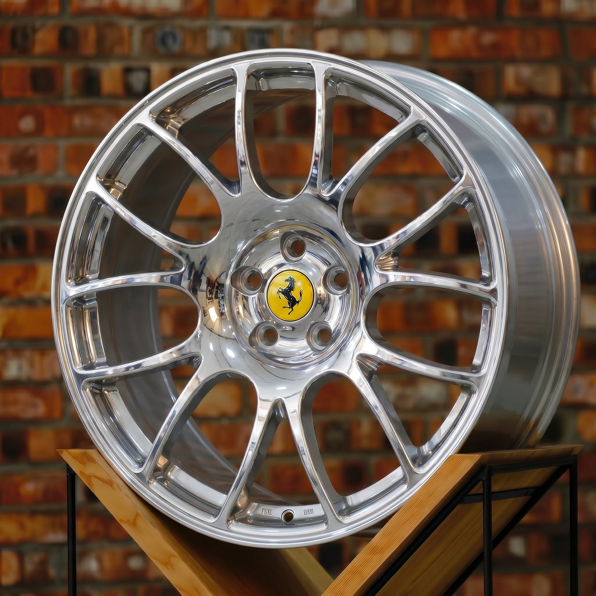 Custom Ferrari Challenge F430 360 Stradale 19 Wheels Polished Silver