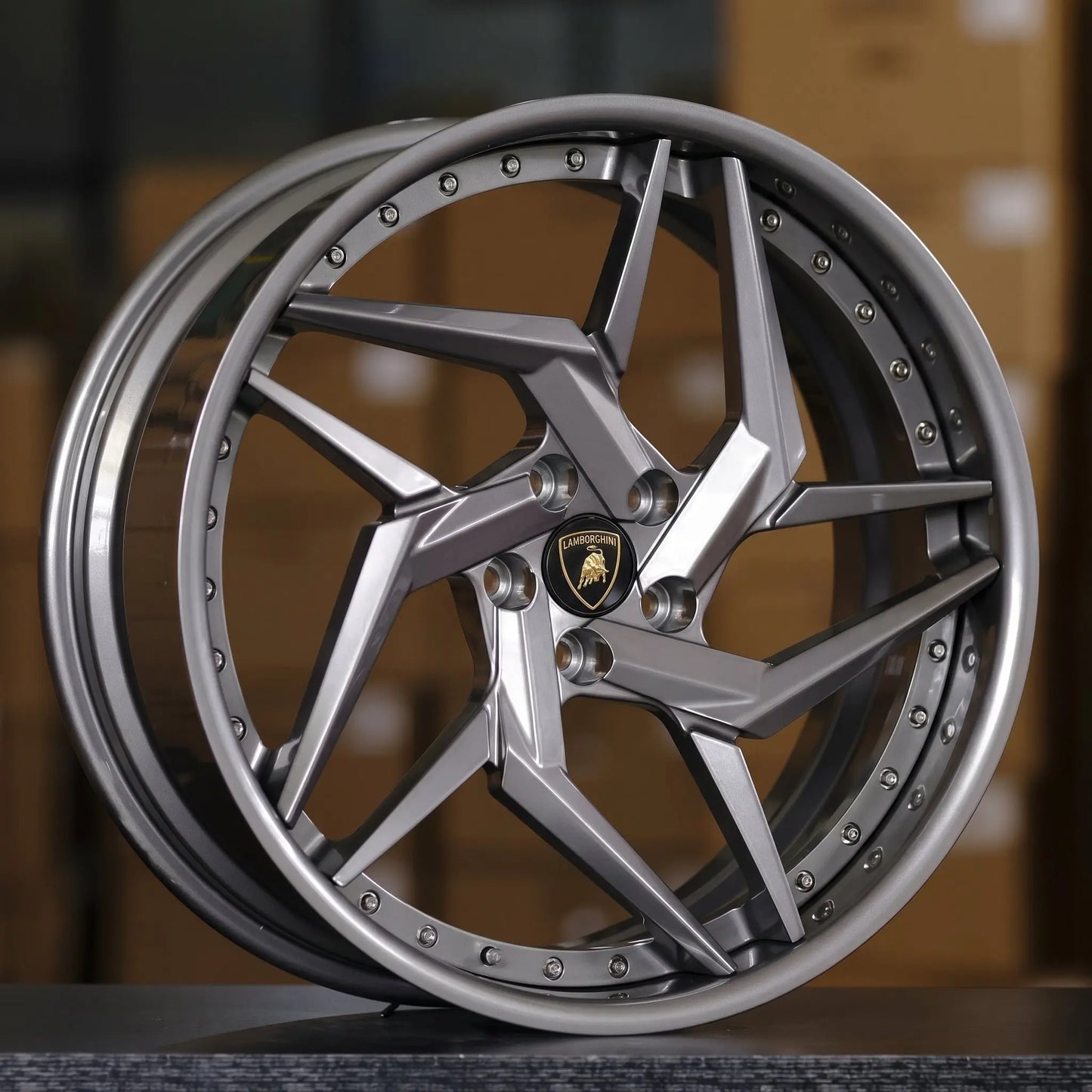 Forged 2-Piece Wheels for Lamborghini Huracan, Aventador, Revuelto, Temerario & Urus | Custom Lamborghini Wheels Players Club Cars