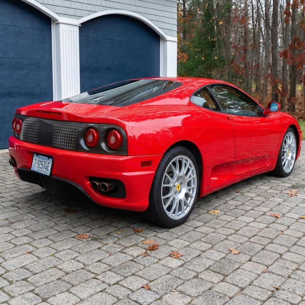 Ferrari 360 Modena Challenge Stradale Carbon Fiber Rear Grille