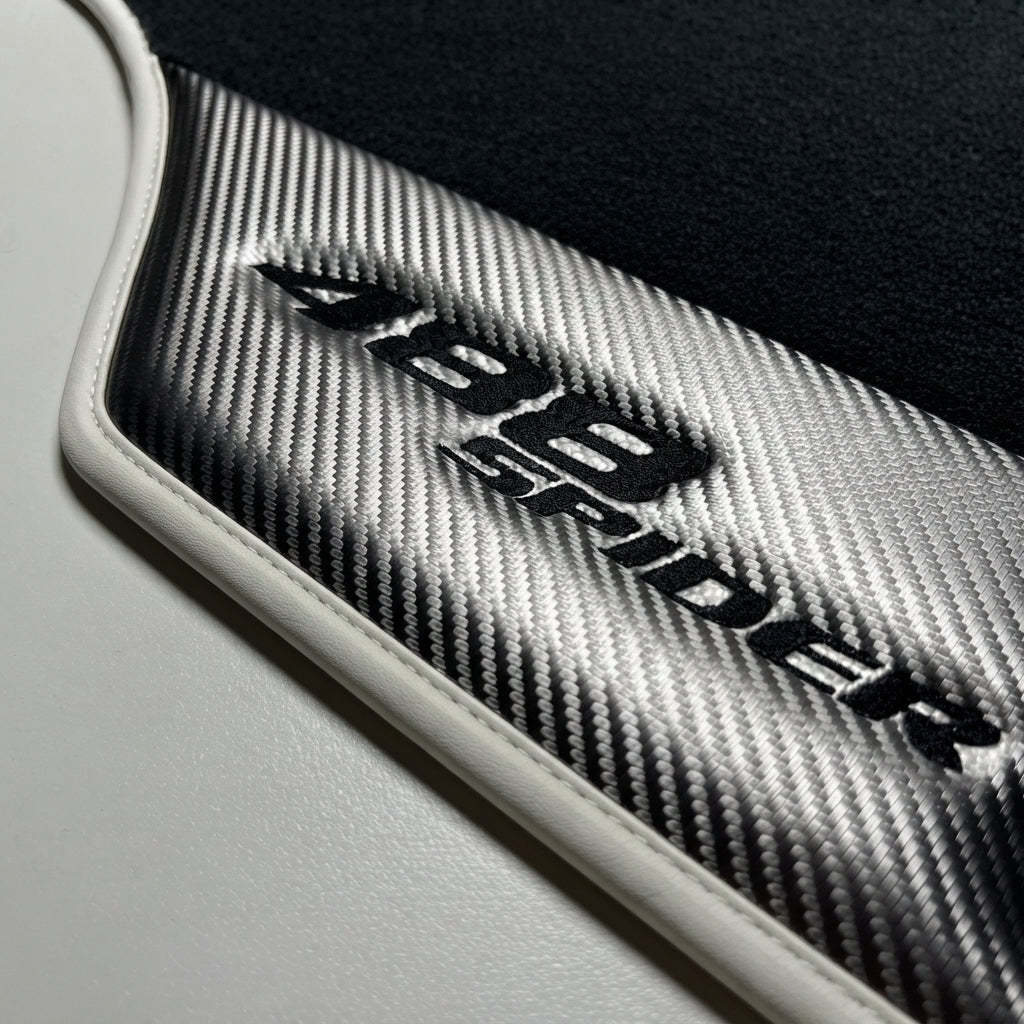 Ferrari 488 Custom Leather Floor Mats GTB Pista Spider Set