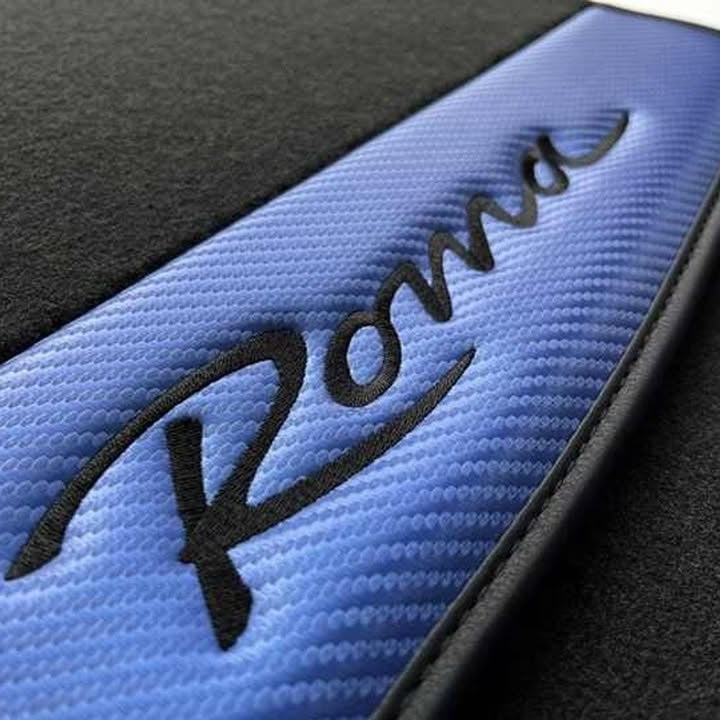 Ferrari Roma Custom Leather Floor Mats Coupe Spider Set