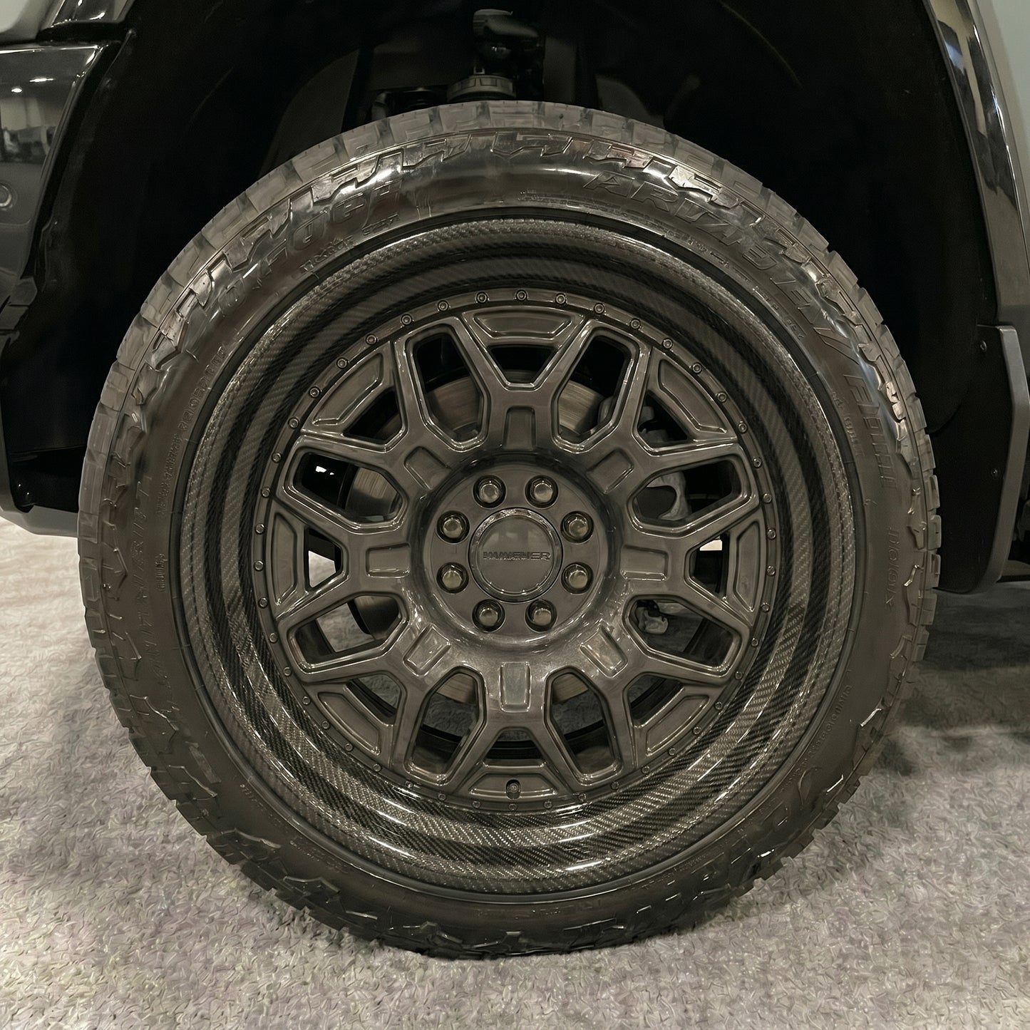2-Piece Carbon Fiber Wheels for GMC Hummer EV