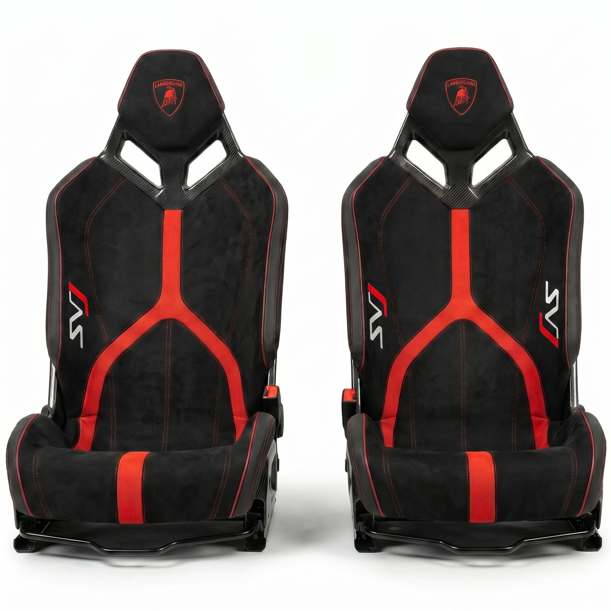 Lamborghini Carbon Fiber Race Seats for the Aventador SV SVJ Huracan Performante LP610 LP580 EVO Tecnica STO Gallardo Murcielago Temerario Revuelto