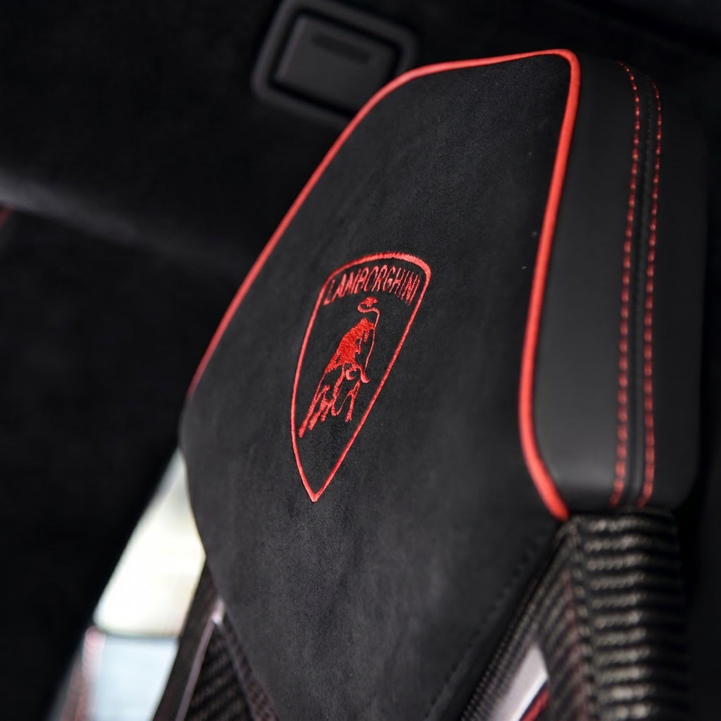 Lamborghini Carbon Fiber Race Seats for the Aventador SV SVJ Huracan Performante LP610 LP580 EVO Tecnica STO Gallardo Murcielago Temerario Revuelto