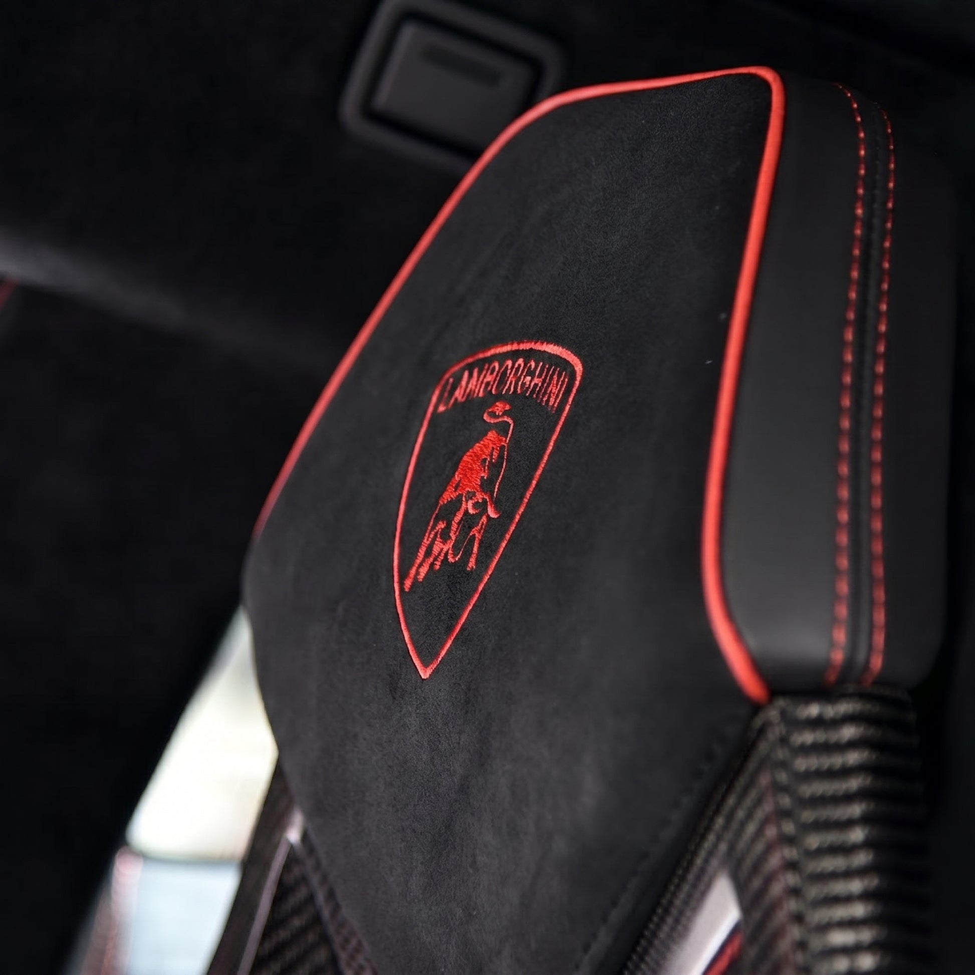 Lamborghini Carbon Fiber Race Seats for the Aventador SV SVJ Huracan Performante LP610 LP580 EVO Tecnica STO Gallardo Murcielago Temerario Revuelto