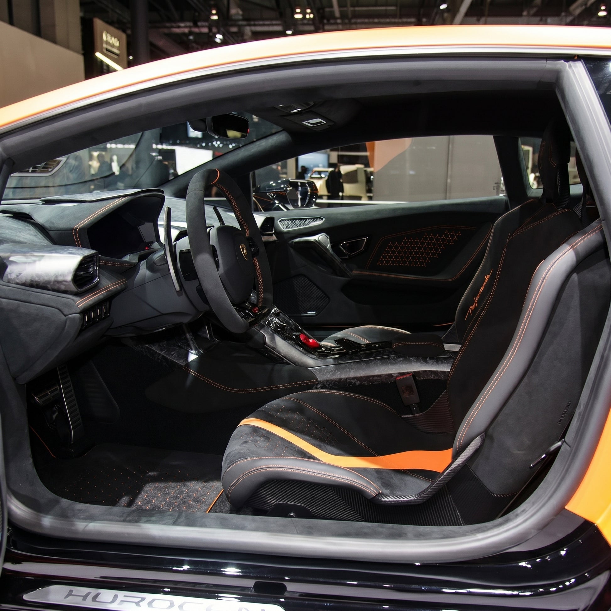 Lamborghini Carbon Fiber Race Seats for the Aventador SV SVJ Huracan Performante LP610 LP580 EVO Tecnica STO Gallardo Murcielago Temerario Revuelto