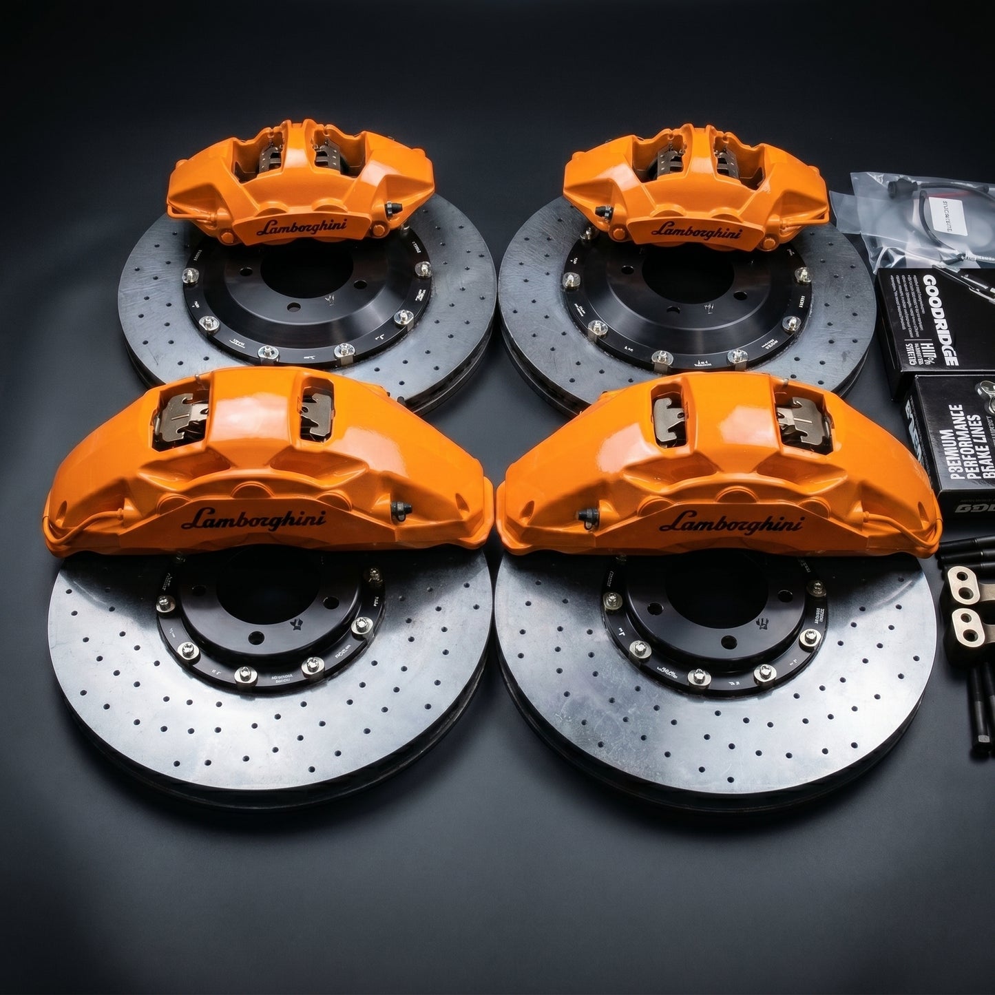 Carbon Ceramic Brake Kit for Lamborghini Huracan, Aventador, Revuelto, Temerario & Urus