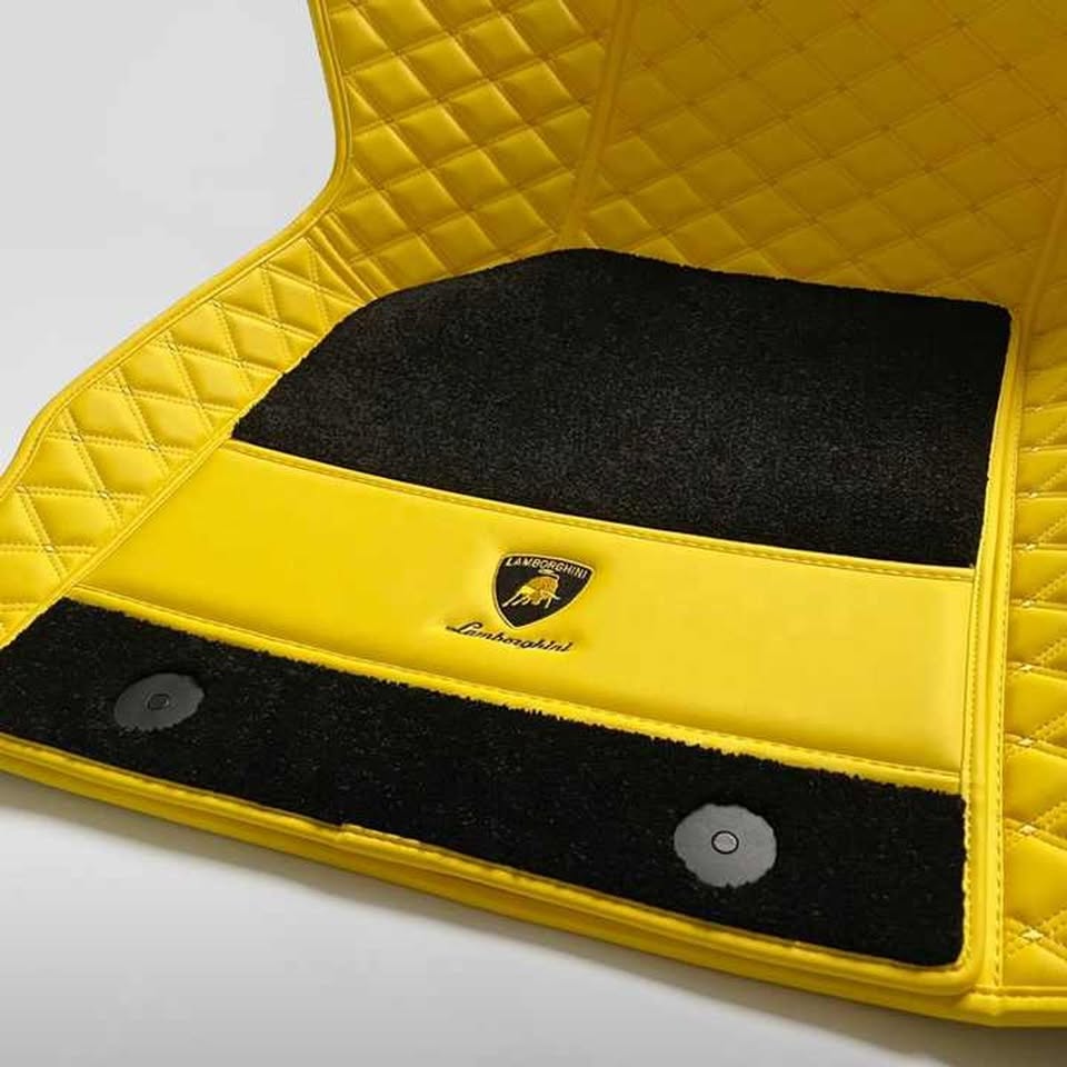Lamborghini Huracan Custom Quilted Floor Mats LP610 LP580 Performante EVO STO Tecnica Sterrato Set