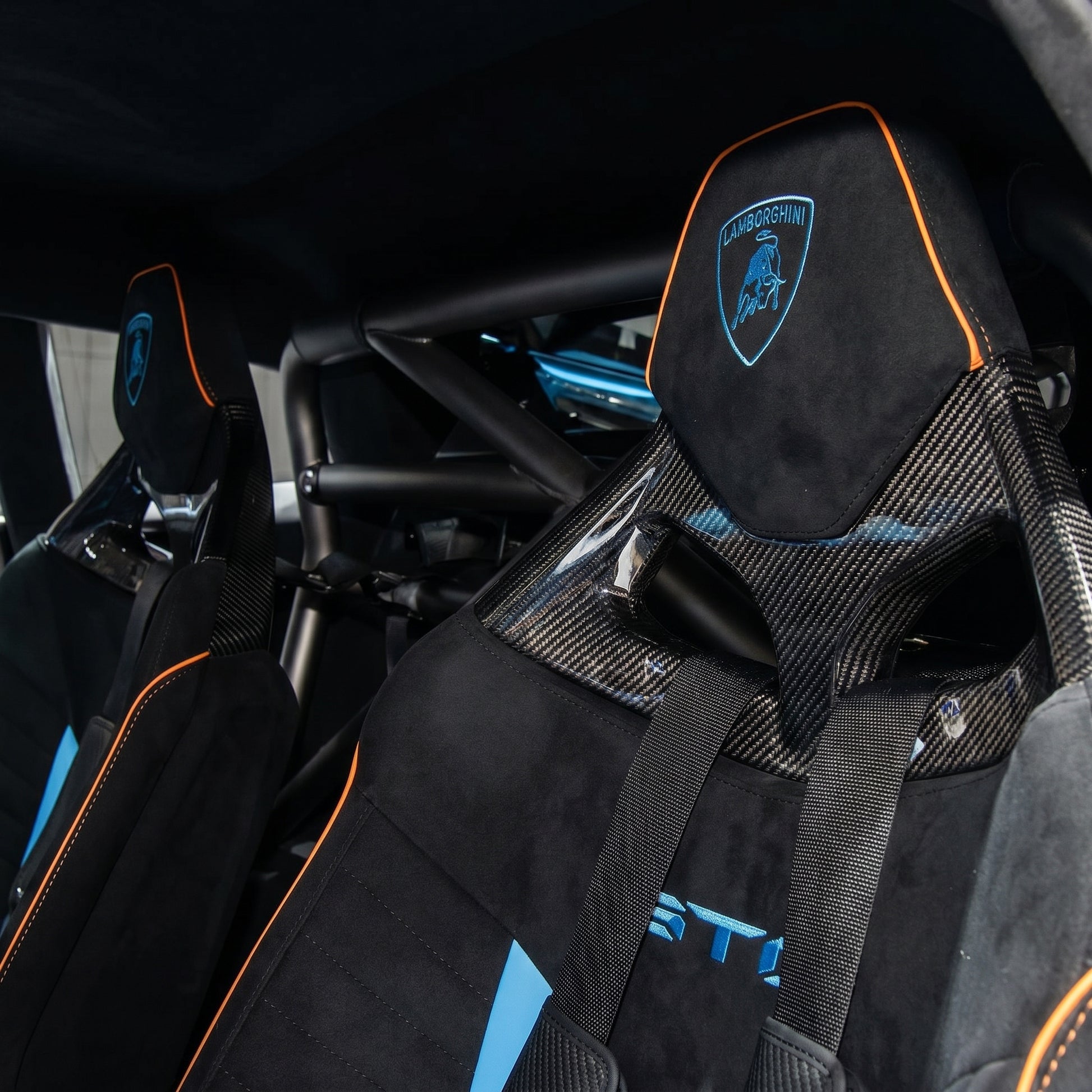 Lamborghini Carbon Fiber Sport Seats for the Huracan STO Performante LP610 LP580 EVO Tecnica Aventador SV SVJ Gallardo Murcielago Temerario Revuelto