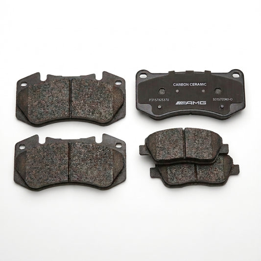 Mercedes-Benz AMG Low-Dust & No-Noise Carbon Ceramic Brake Pads (Front & Rear Set)