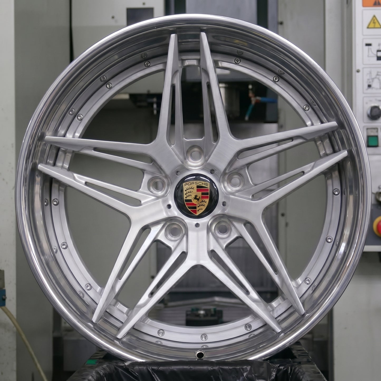 Forged 2-Piece Alloy Wheels for Porsche