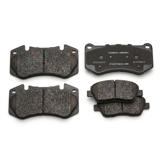 Low-Dust Porsche Carbon Ceramic Brake Pads | No Noise Set ($600)