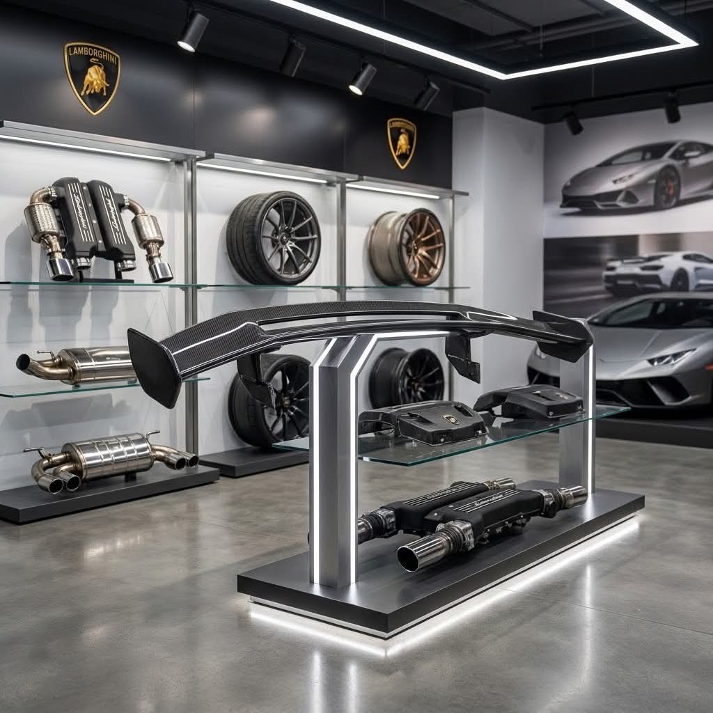 Lamborghini Huracan Tecnica Carbon Fiber Rear Wing